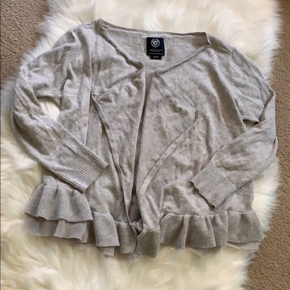 American Eagle Outfitters Sweaters - American Eagle|  Ruffle Cardigan
